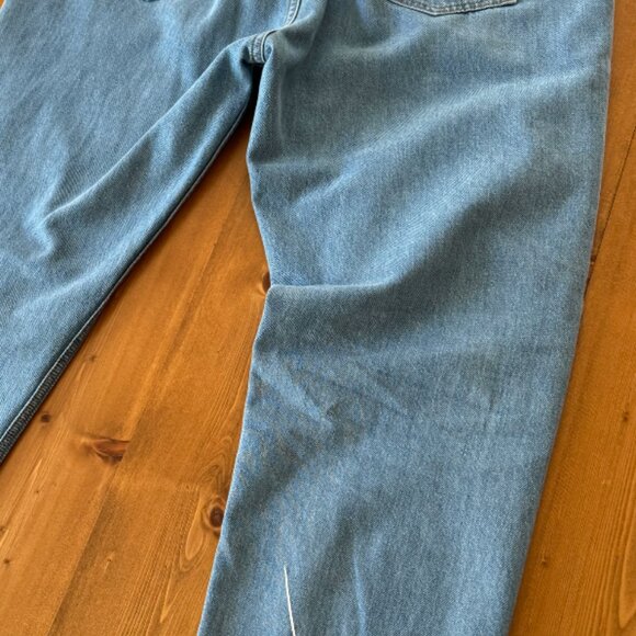 Men's Blue Straight Jeans - Picture 4 of 5